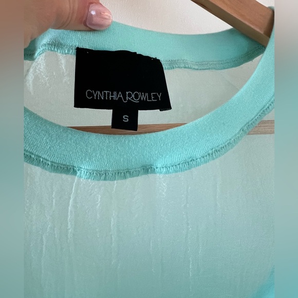 COPY - Cynthia Rowley teal dress - Picture 2 of 4